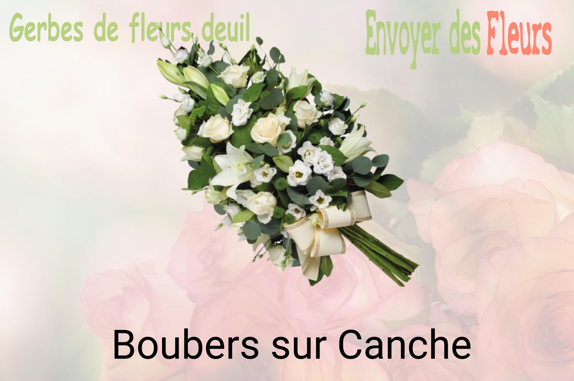 Gerbe de fleurs de deuil livrée à Boubers-sur-Canche